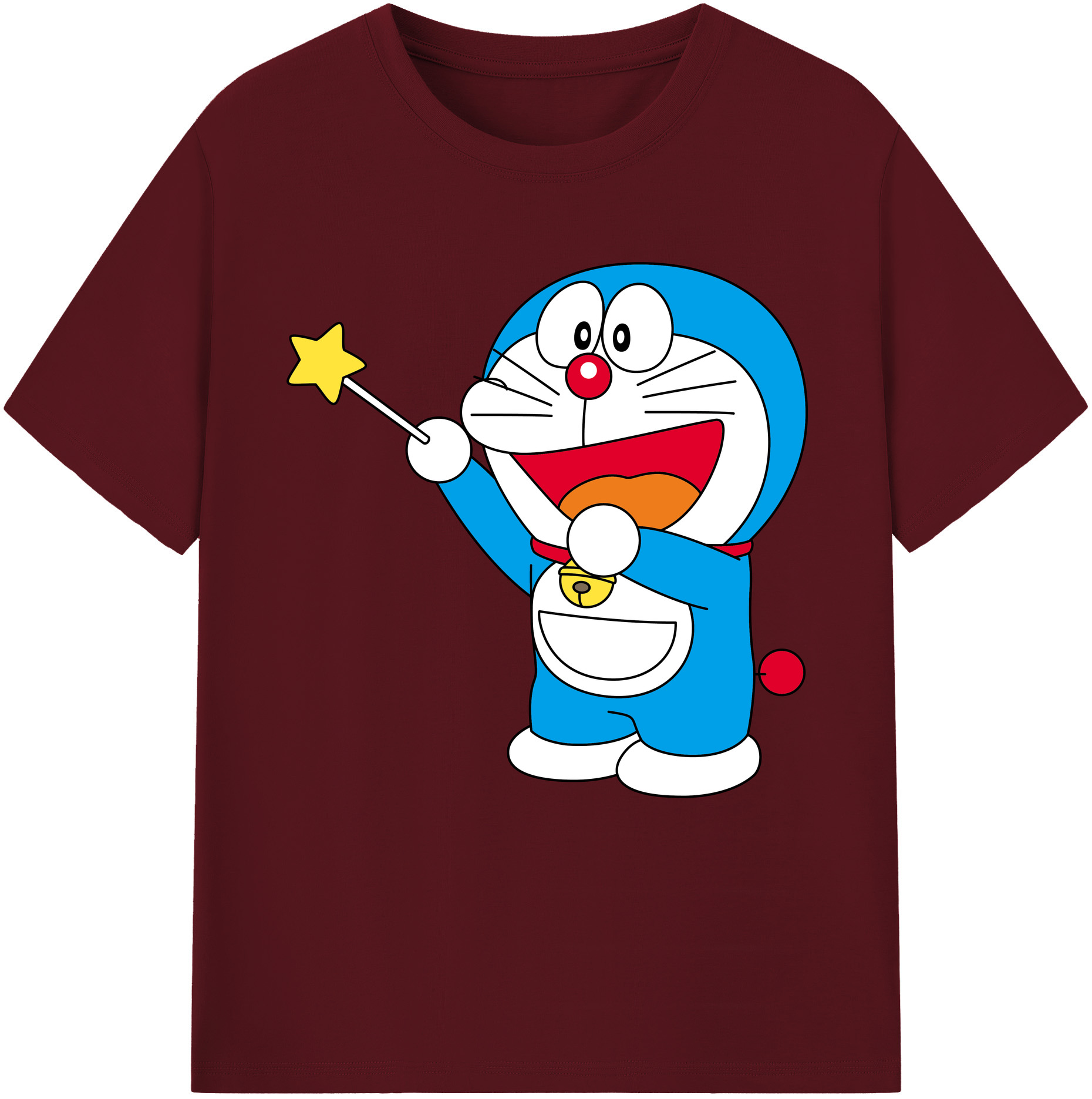 （画像用） ドラえもん Doraemon 綿100％半袖Tシャツ（フロントプリント）